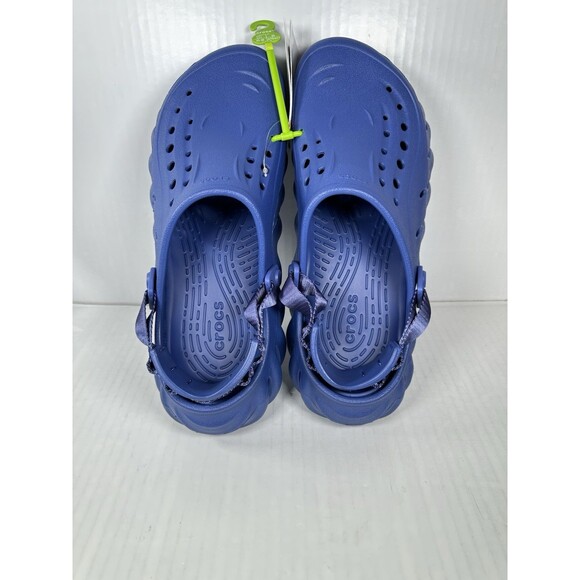 Size 11 Crocs Echo Sapphire Blue Clog Shoes Comfort Slides Sandals Mens NEW - Picture 5 of 7